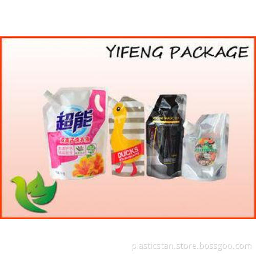 Corner Spout Aluminum Foil Spout Pouch With Custom LOGO For